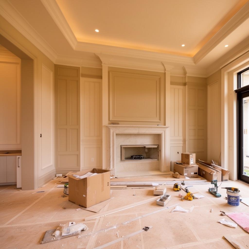 Delray Beach luxury residential construction interior finish